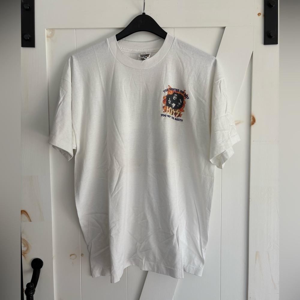 Vintage 1996 KISS World Tour KISS army armband tee shirt six XL